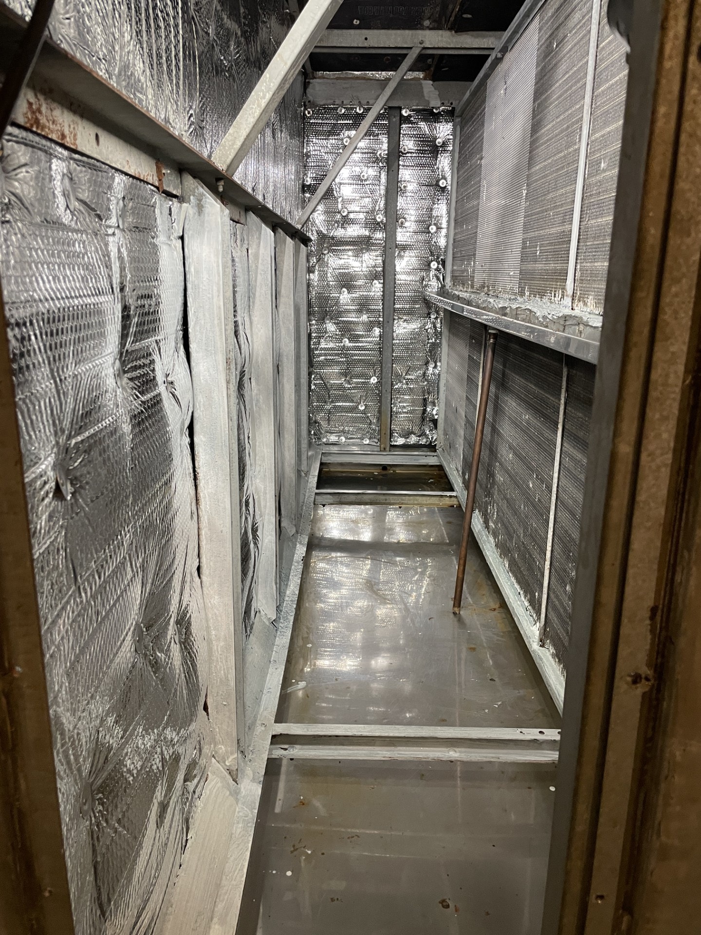 After — AHU insulation restoration project
