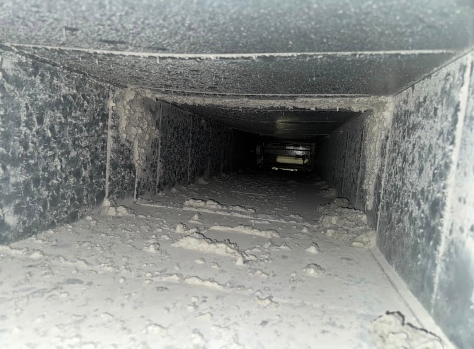 Before — Commercial Duct Interior