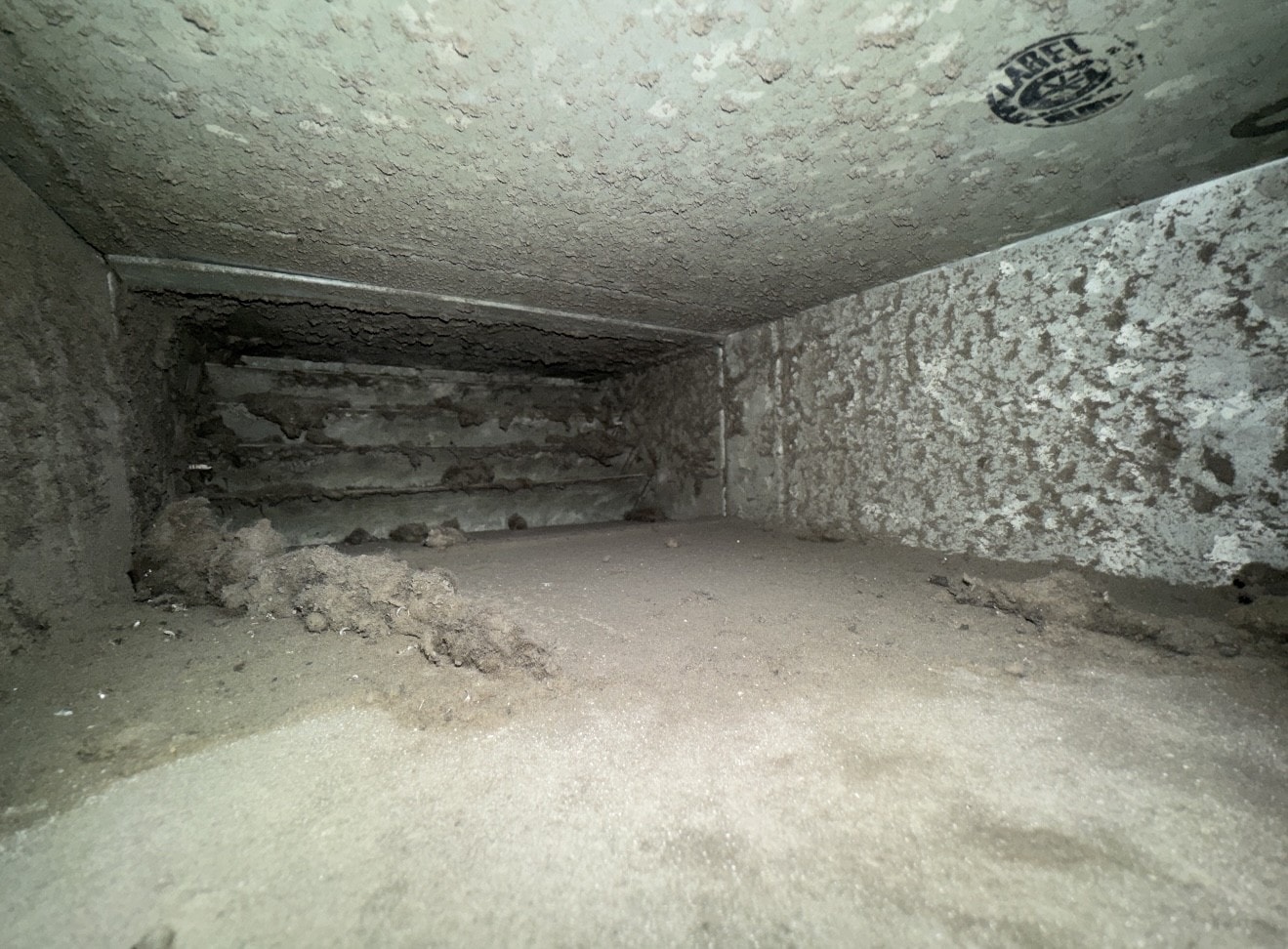 Before — Rectangular Duct Interior Cleaning