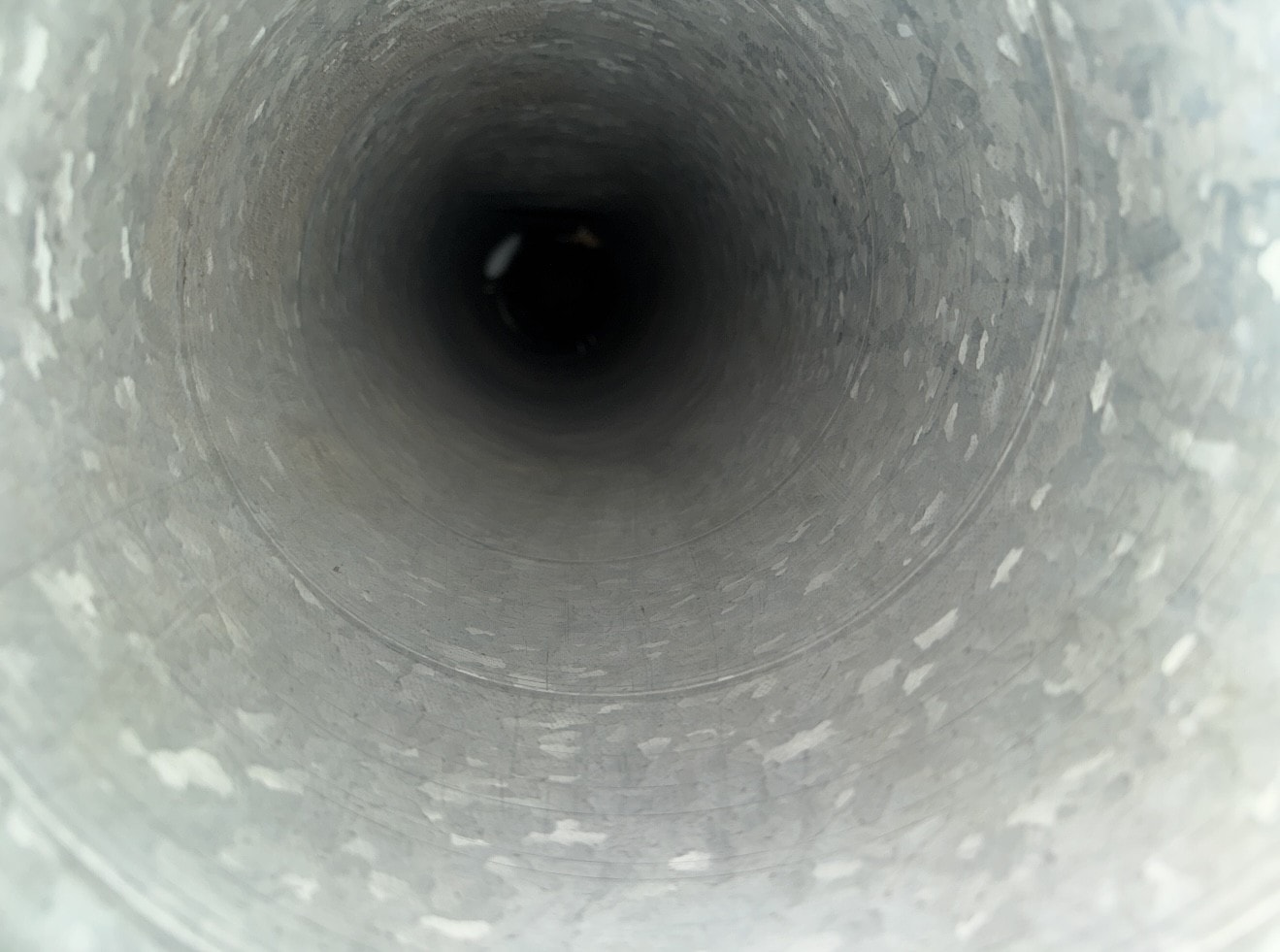 After — Round Duct Interior Cleaning